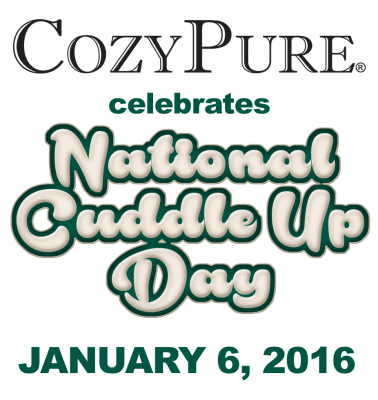 To celebrate National Cuddle Up Day on Jan. 6, CozyPure is hosting contests on Facebook and Instagram.